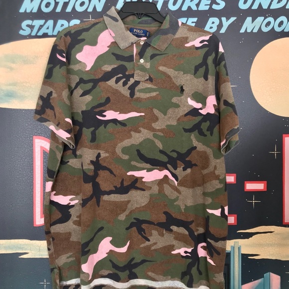 Polo Ralph Lauren Pink Camouflage Polo 